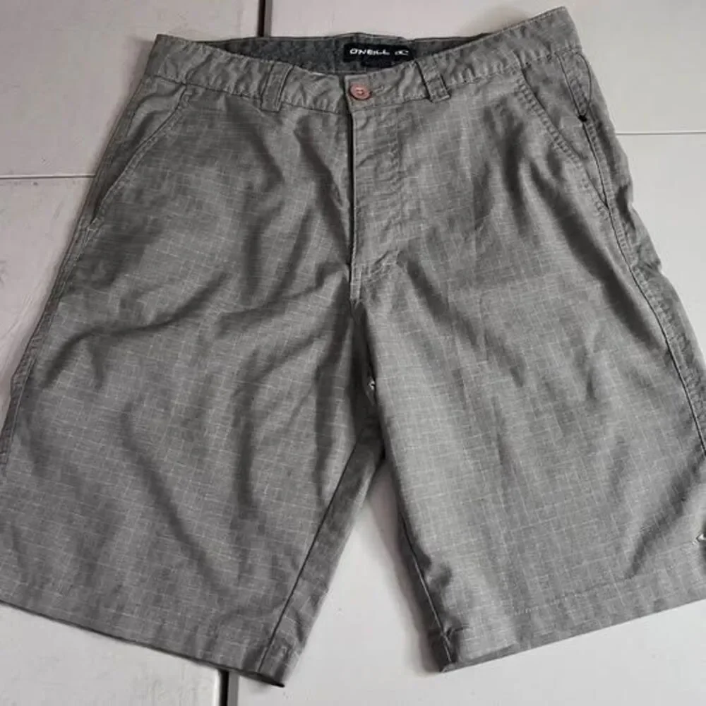 O'Neill Men's Size 31 Grey Plaid Shorts